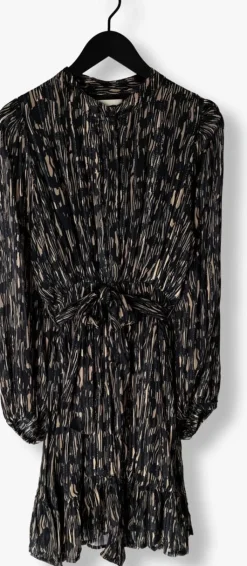 bruine notre-v mini jurk nv-elara