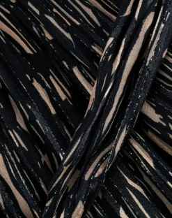 bruine notre-v mini jurk nv-elara