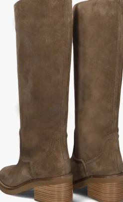 bruine nubikk hoge laarzen cassie boot sue