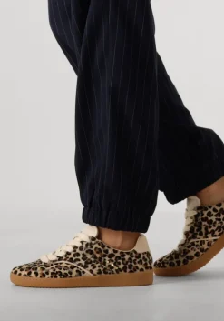 bruine nubikk lage sneakers ray owen studs