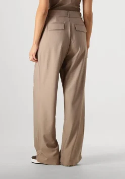 bruine nukus wijde broek new york pants