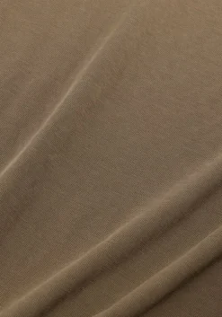 bruine object midi jurk objannie nadia s/s dress