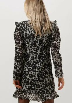 bruine object mini jurk objruth ls short dress e aw fair