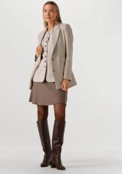 bruine object minirok objreynard hw short knit skirt