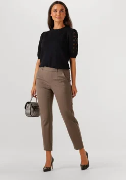 bruine object pantalon objlisa slim pant