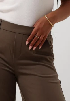 bruine object pantalon objlisa wide pant