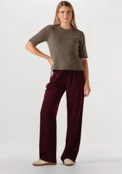 bruine object trui objelva 2/4 re o-neck knit