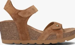 bruine panama jack sandalen vila