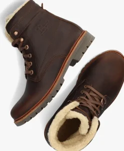 bruine panama jack veterboots panama 03 aviator