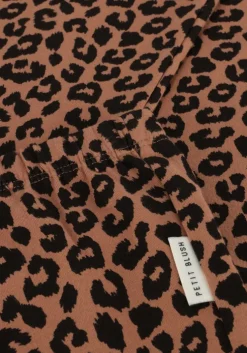 bruine petit blush flared broek bowie flared pants