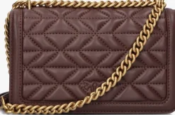 bruine pinko schoudertas love one mini dc