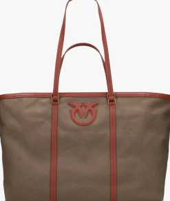 bruine pinko shopper miranda shopper extra