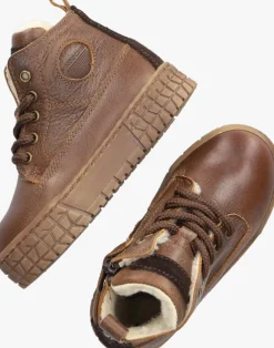 bruine pinocchio hoge sneakers p2461