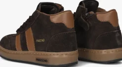 bruine pinocchio hoge sneakers p1253