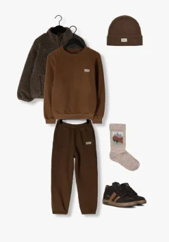 bruine pinocchio hoge sneakers p1253