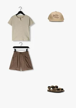 bruine play up korte broek woven shorts