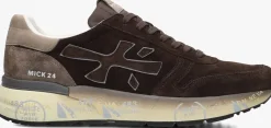 bruine premiata lage sneakers mick