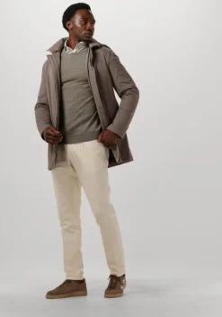 bruine profuomo parka's outerw rainc mgnt lng