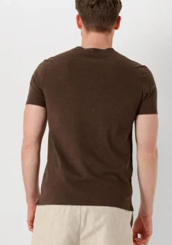 bruine profuomo t-shirt t-shirt crew neck ss