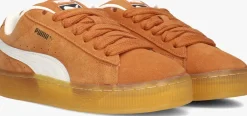 bruine puma lage sneakers suede xl jr