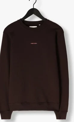 bruine pure path trui regular fit crewneck ls sweaters