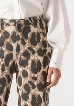 bruine refined department wijde broek sunny