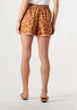 bruine scarlett poppies korte broek kosos shorts