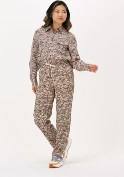 bruine scotch & soda blouses printed button up shirt