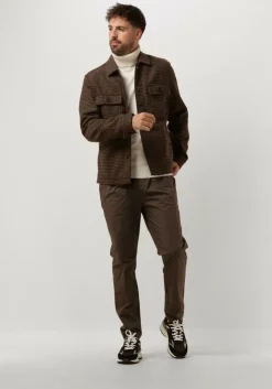 bruine scotch & soda chino relaxed slim-fit stretch poplin jogger