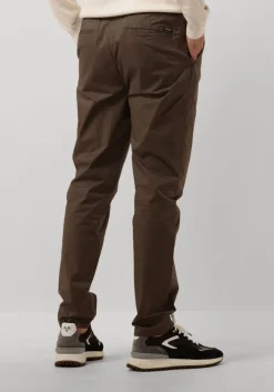 bruine scotch & soda chino relaxed slim-fit stretch poplin jogger