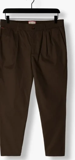 bruine scotch & soda chino relaxed slim-fit stretch poplin jogger