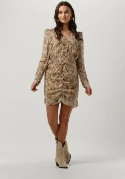 bruine second female mini jurk linaria mini dress