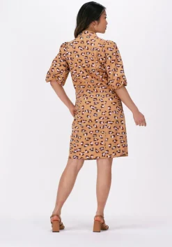 bruine second female mini jurk kalma new dress