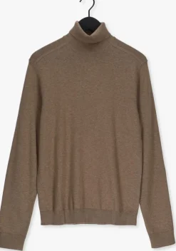 bruine selected homme coltrui slhberg roll neck noos