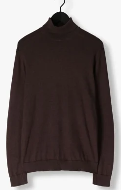 bruine selected homme coltrui slhberg roll neck noos