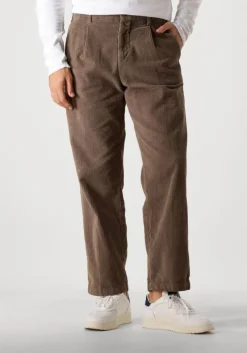 bruine selected homme pantalon slh220-loose tristan cord pant