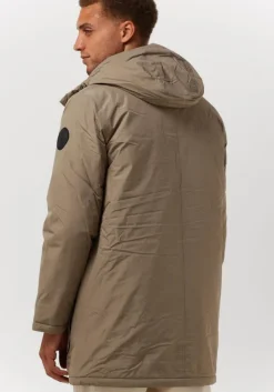 bruine selected homme parka's slhhector jkt b