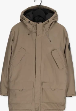 bruine selected homme parka's slhhector jkt b