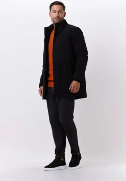 bruine selected homme trui newcoban lambs wool crew neck w