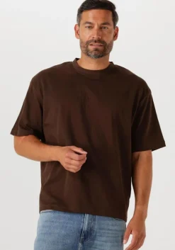 bruine selected homme t-shirt slhlooseoscar ss o-neck tee noos
