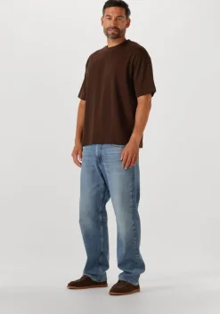 bruine selected homme t-shirt slhlooseoscar ss o-neck tee noos