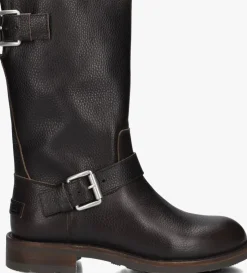 bruine shabbies biker boots alyd mia