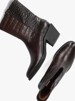 bruine shabbies enkellaarsjes juul ankle boot