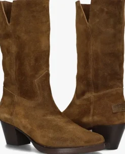 bruine shabbies enkellaarsjes lure mid boot