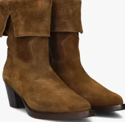 bruine shabbies enkellaarsjes lure mid boot