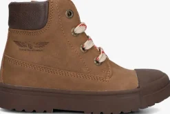 bruine shoesme hoge sneakers sw23w007