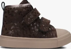 bruine shoesme hoge sneakers sh25w045