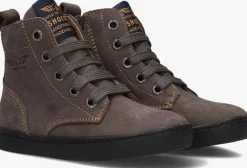 bruine shoesme hoge sneaker fl23w012