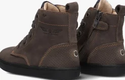 bruine shoesme hoge sneaker fl23w012