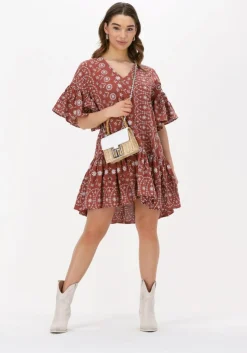 bruine silvian heach mini jurk medicham